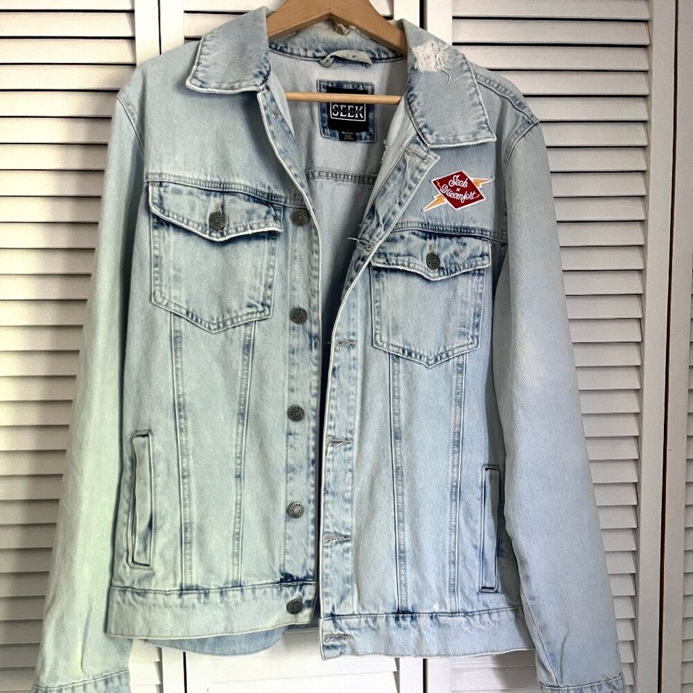 Seek Discomfort Lightwash Jean Jacket